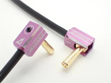 Acuvance Akku Stecker 5mm (purple/purple)